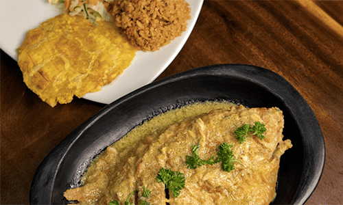 Mojarra En leche de coco